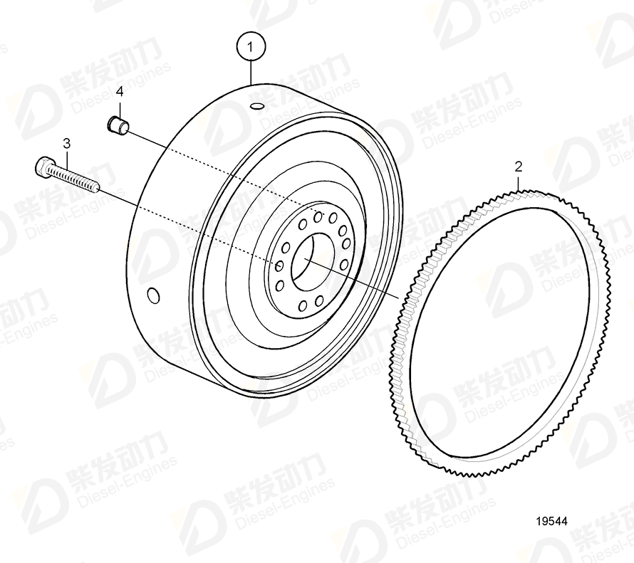volvo penta Expansion plug 20405643 Drawing volvo penta Expansion plug 20405643 Drawing